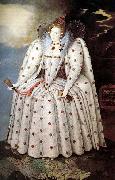 Marcus Gheeraerts Portrait of Queen Elisabeth I oil painting reproduction